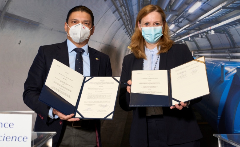 Colombia y la Organización Europea para la Investigación Nuclear- CERN- firman protocolo de cooperación para avanzar en investigaciones en ciencias básicas | Minciencias
