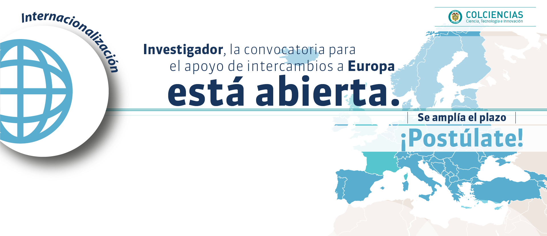 Se amplía el plazo para participar en la convocatoria intercambio de investigado