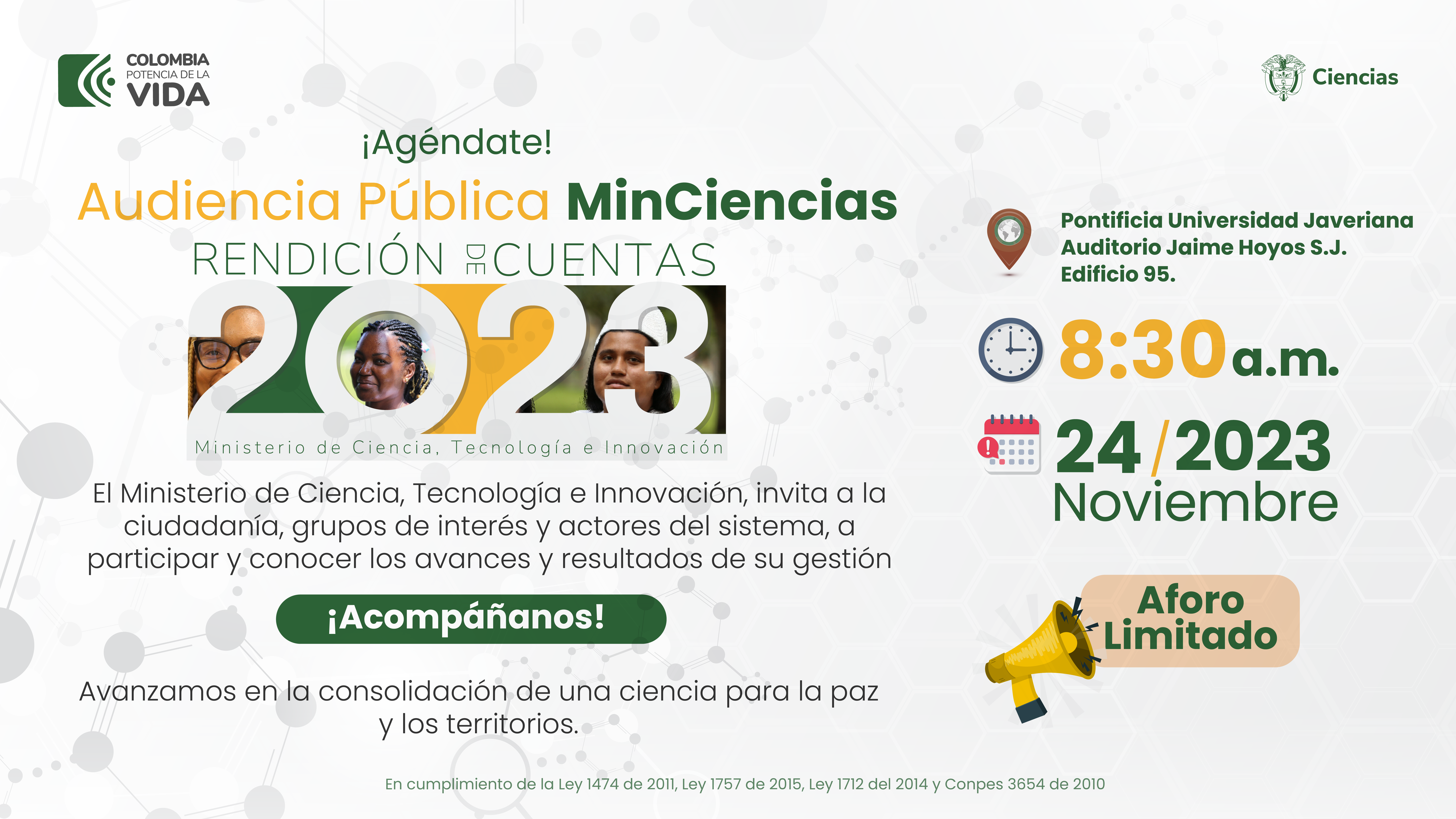 MinCiencias presenta balance de gestión ante el país