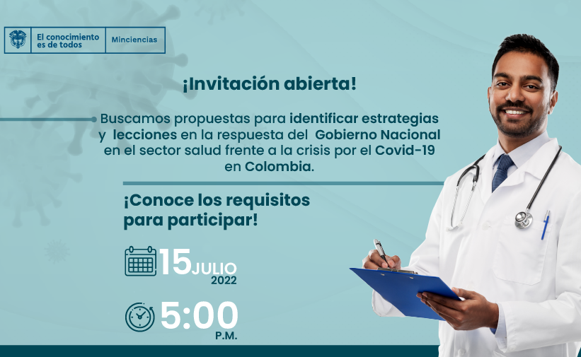 Proporcionar evidencia de utilidad para mejorar los esfuerzos de las políticas actuales del sector salud en el marco de la pandemia por COVID-19 en Colombia, e información robusta sobre los aciertos y desaciertos en la respuesta.