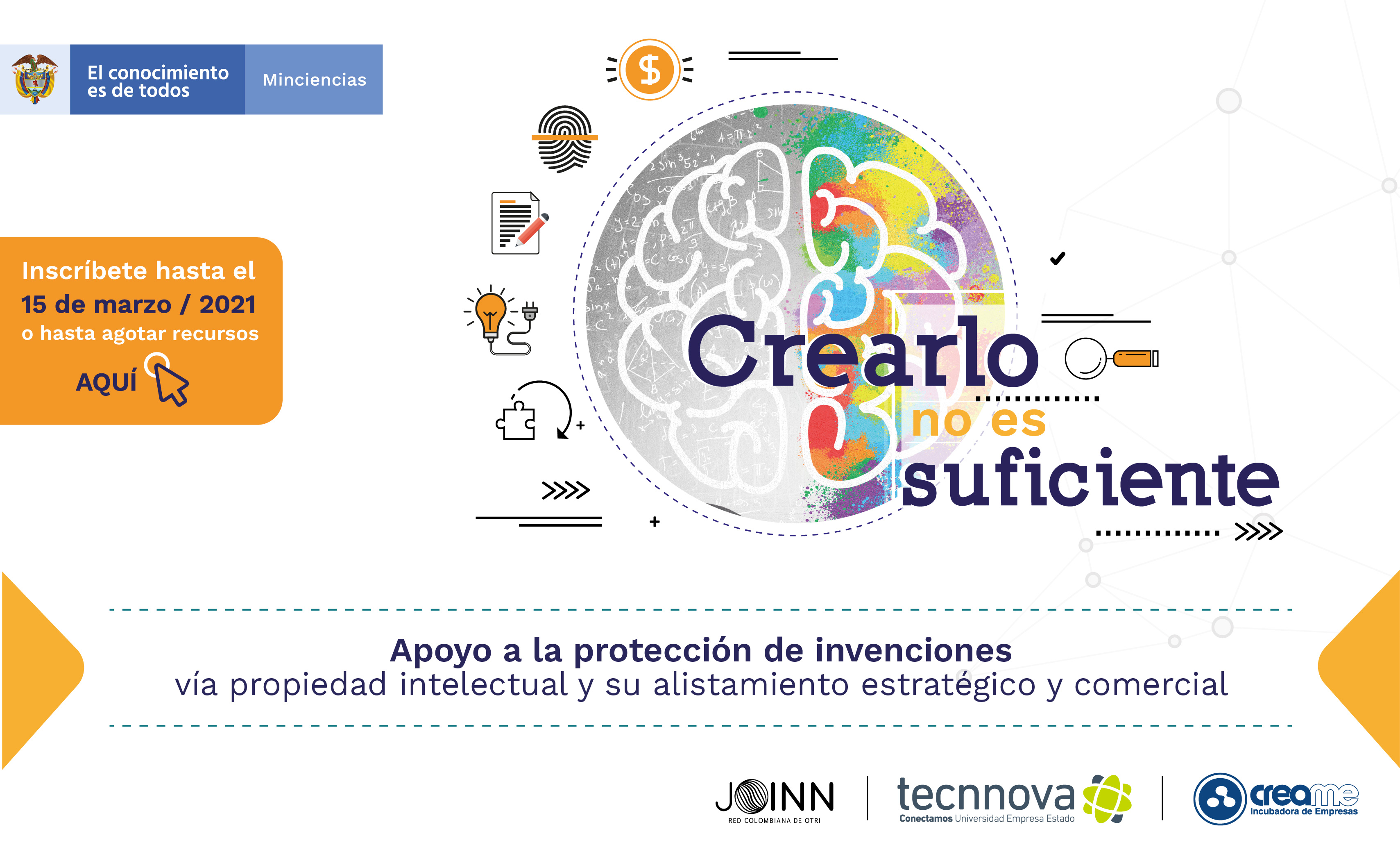 Convocatoria nacional para fomentar la protección por patente y su uso comercial de adelantos tecnológicos en I+d+i que promuevan la potenciación económica del sector empresarial
