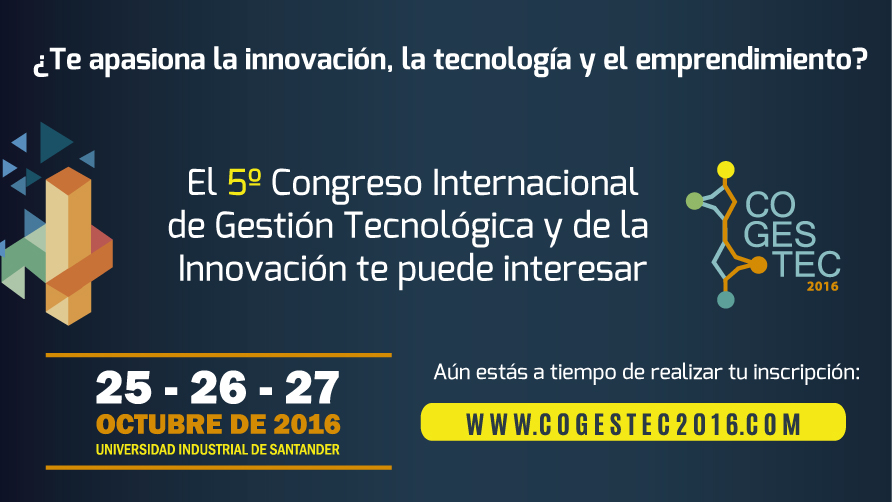 IV Congreso Internacional de Gestión Tecnológica y de la Innovación ...