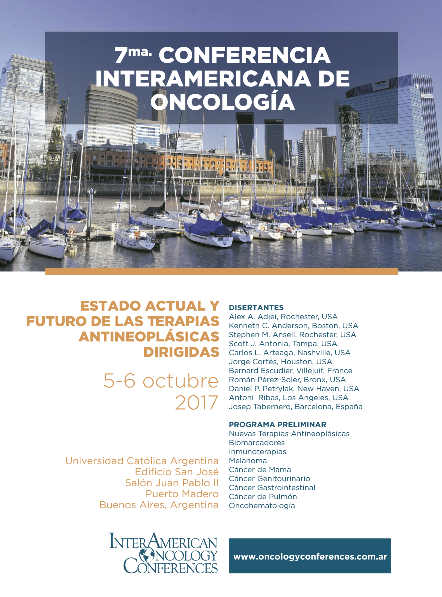 7ma Conferencia InterAmericana de Oncología