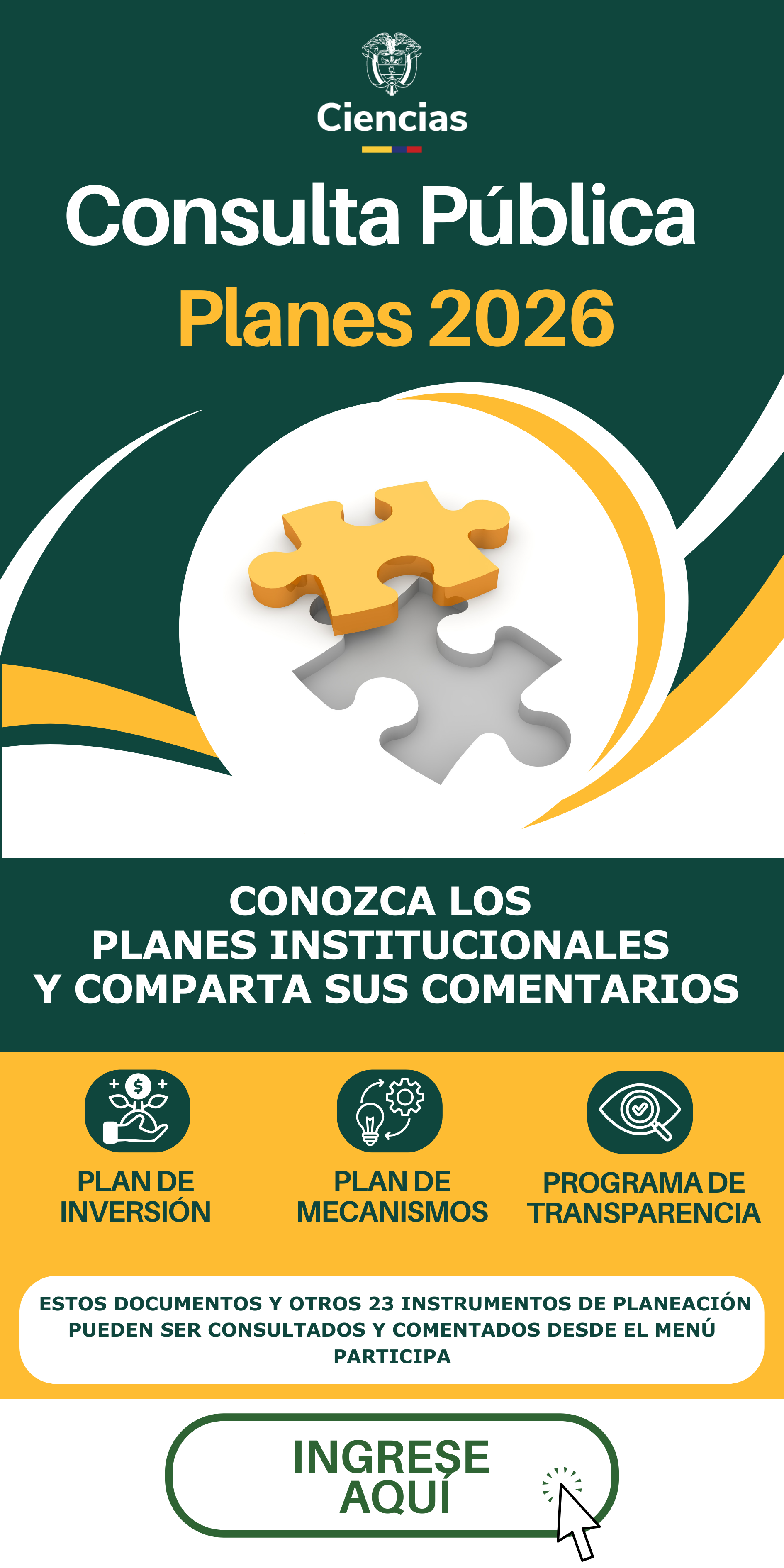 Consulta Planes Institucionales