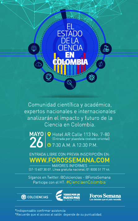 Invitación Foro Estado de Ciencia en Colombia