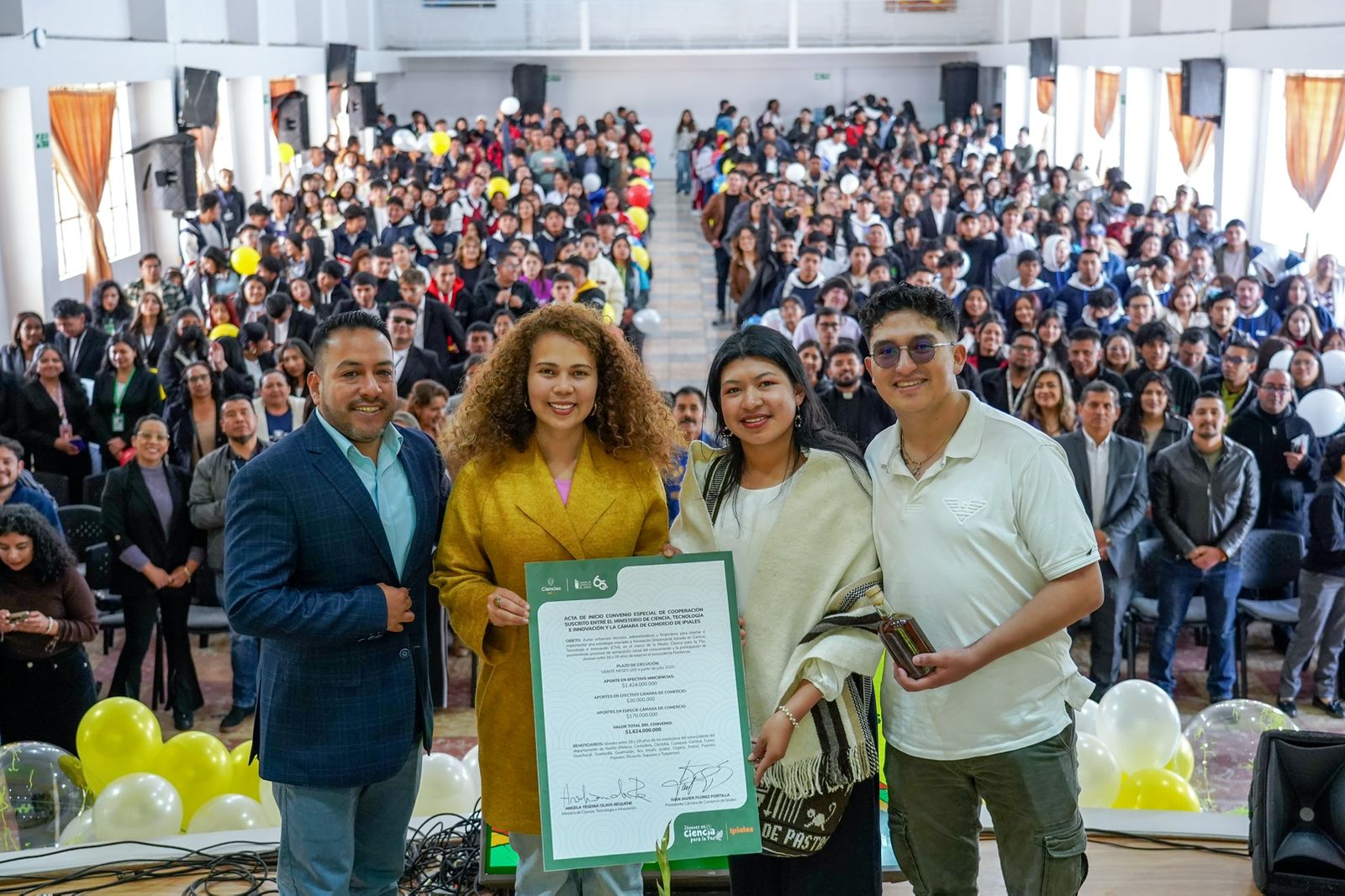 Ipiales Nueva generación de Jóvenes en Ciencia para la Paz en el sur del país