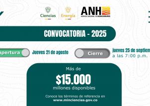 Convocatoria soberanía energética de Colombia