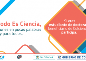 Participa en el Pitch Todo es Ciencia de Colciencias