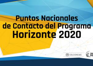 Conoce los Puntos Nacionales de Contacto elegidos para el programa Horizonte 2020