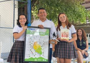 Integrantes del grupo de Investigación Ondas Minciencias del Colegio Montessori de Cartagena