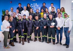 •	El ministro Arturo Luna visitó la refinería de Ecopetrol y conoció su centro de innovación, donde se adelantan proyectos que permitirán la transición energética. 