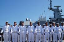 El presidente de la República, Iván Duque Márquez, condecoró con la Medalla fe en la Causa de la Armada Nacional al primer director de Colciencias Capitán Alberto Ospina Taborda y al actual director, Diego Hernández Losada.