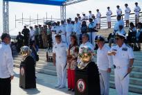  El presidente de la República, Iván Duque Márquez, condecoró con la Medalla fe en la Causa de la Armada Nacional al primer director de Colciencias Capitán Alberto Ospina Taborda y al actual director, Diego Hernández Losada