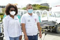 Minciencias entregadó la primera cámara despresurizada de manejo de pacientes de para Covid 19 en el Hospital José María Hernández.