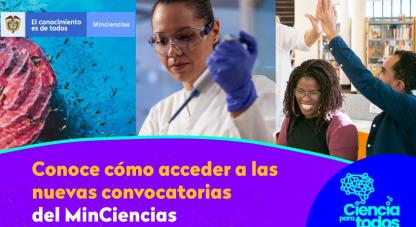 •	Las cuatro convocatorias tienen como objetivo apoyar a jóvenes investigadores, la reactivación económica de San Andrés, la apropiación social de la CTel y la formación de capital humano a nivel de doctorado.