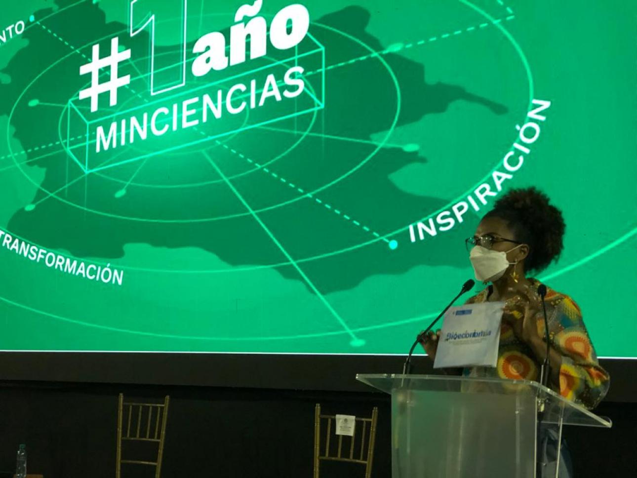 la ministra de Ciencia, Tecnología e Innovación, Mabel Gisela Torres, presentó el balance de gestión con los resultados y logros de esta nueva cartera que cumple un año desde su creación. 